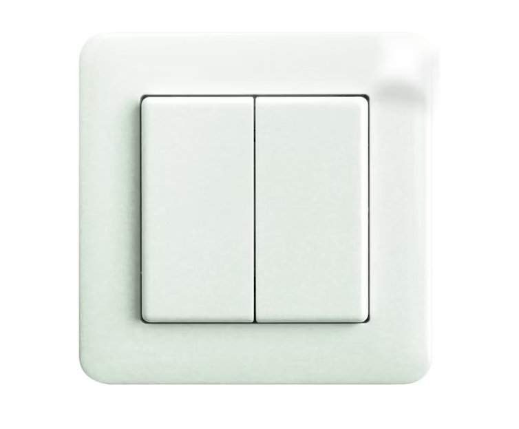 Painike Langaton Eltako 1-2-osainen Exxact Valkoinen - KarelianStore