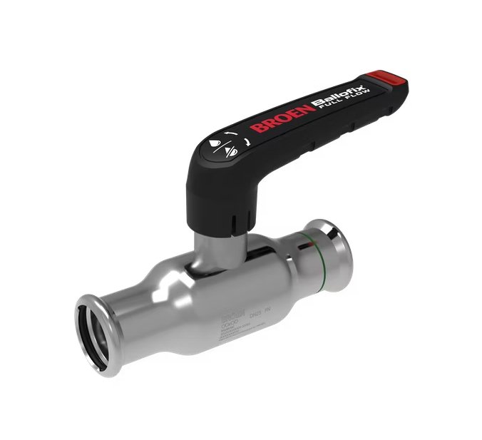 Palloventtiili Broen Full Flow HST 15x15 Puristus Matala - KarelianStore