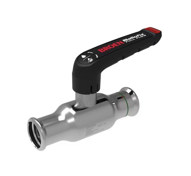 Palloventtiili Broen Full Flow HST 18x18 Puristus Matala - KarelianStore