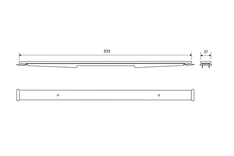 Paneeli Unidrain 1950 Custom 600mm Harjattu - KarelianStore