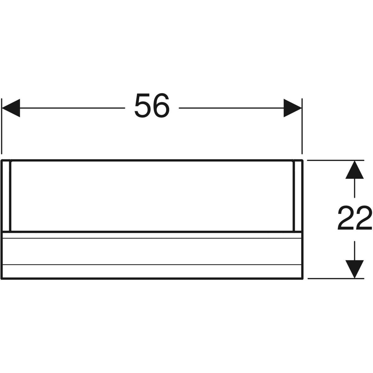 Peilikaappi IDO Reflect Basic 560 valolla ja kahdella ovella - KarelianStore