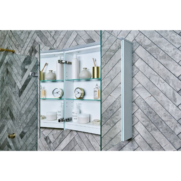 Peilikaappi IDO Reflect Clear 500 valolla ja kahdella ovella - KarelianStore