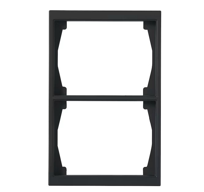 Peitelevy ABB Impressivo 2-osainen IP21 100mm Musta - KarelianStore