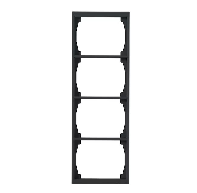 Peitelevy ABB Impressivo 4-osainen IP21 100mm Musta - KarelianStore