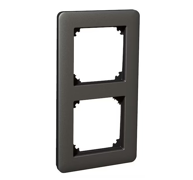 Peitelevy Schneider Electric 2-osainen Kehys Primo Antrasiitti - KarelianStore