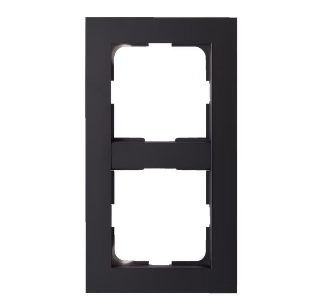 Peitelevy Schneider Electric Elko Plus 2-kehys Musta - KarelianStore