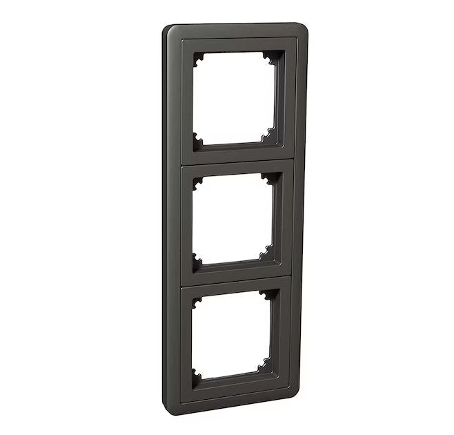 Peitelevy Schneider Electric Exxact 3-osainen Kehys Combi Antrasiitti - KarelianStore