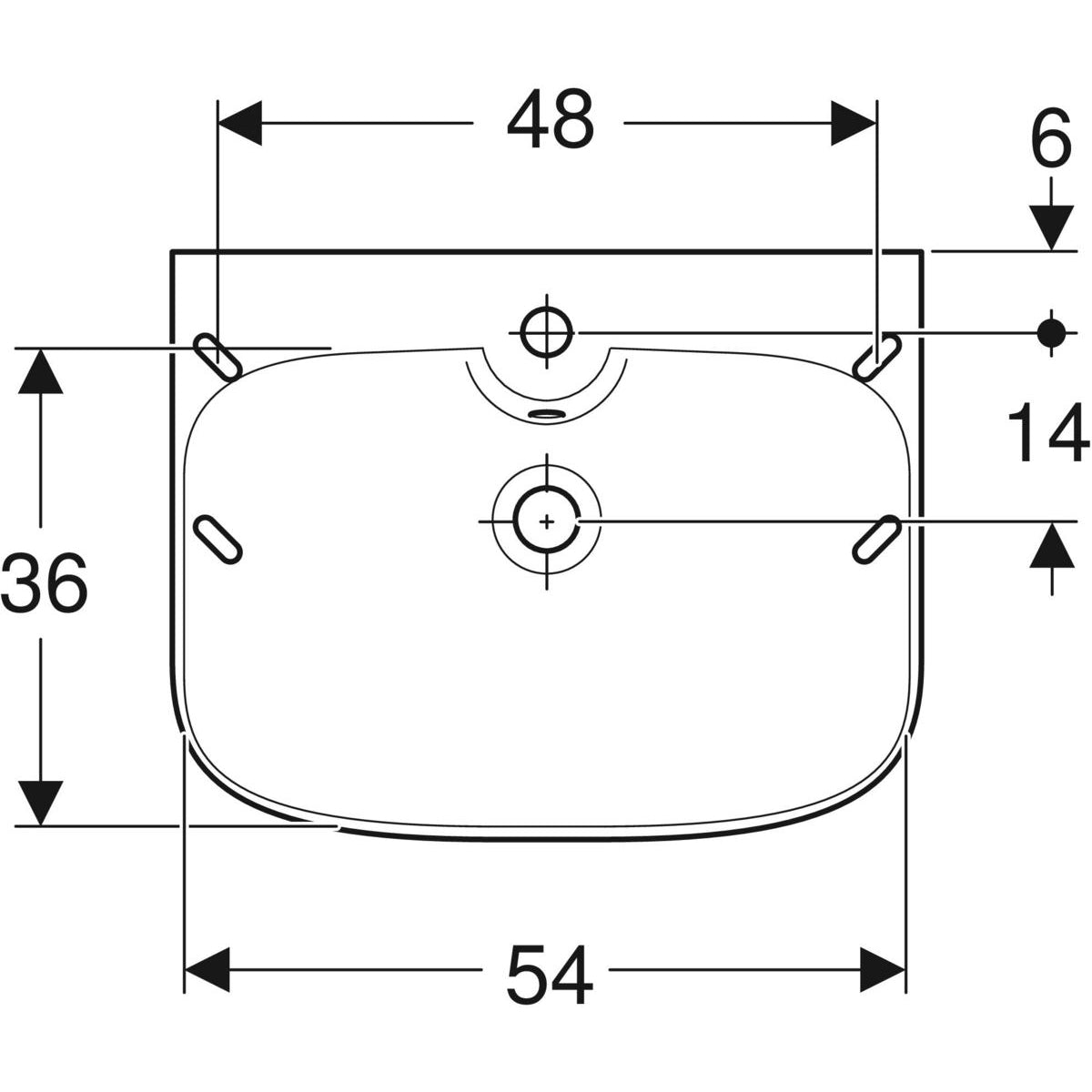 Pesuallas IDO Glow Square 560 mm - KarelianStore