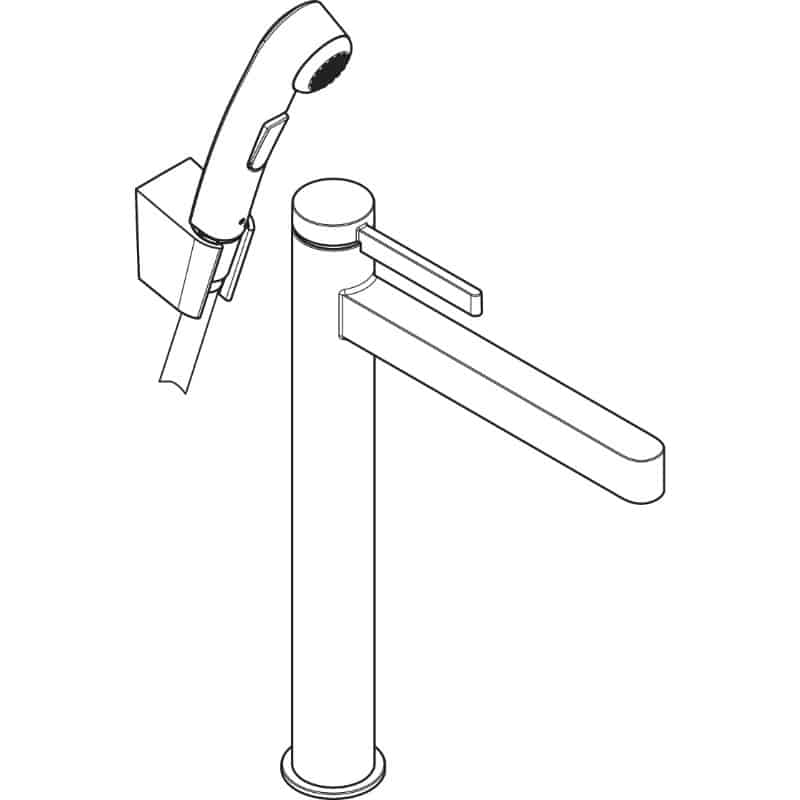 Pesuallashana Hansgrohe 76220670 Finoris bidette 260 - KarelianStore