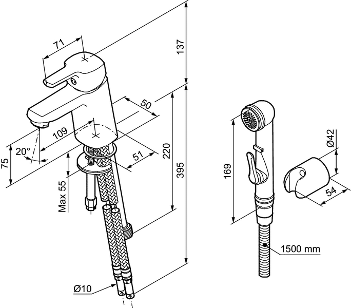 Pesuallashana Mora LionX Bideesuihkulla musta 393005.12 - KarelianStore