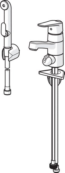 Pesuallashana Oras 1814G Vega PKV Bidetta käsisuihkulla - KarelianStore