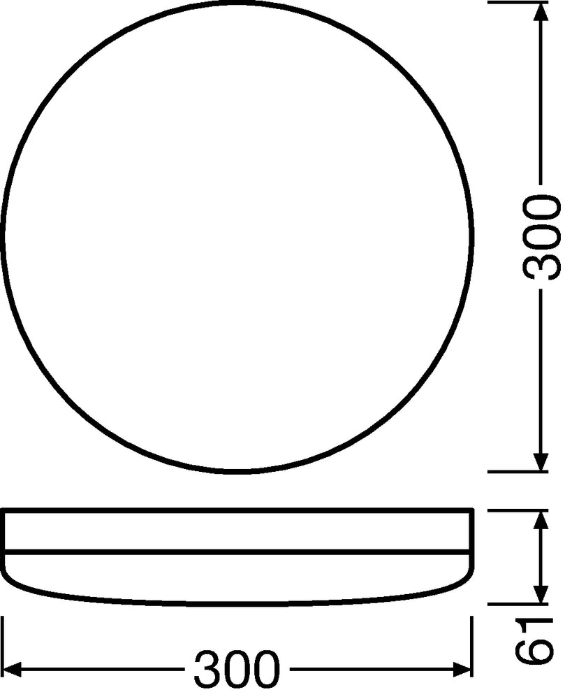 Pinta-asennusvalaisin Ledvance Surface Compact 24W 4000K Valkoinen - KarelianStore