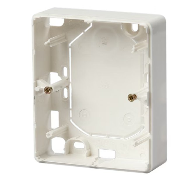 Pintakehys ABB Jussi 1-osainen Kaksoispistorasialle - KarelianStore