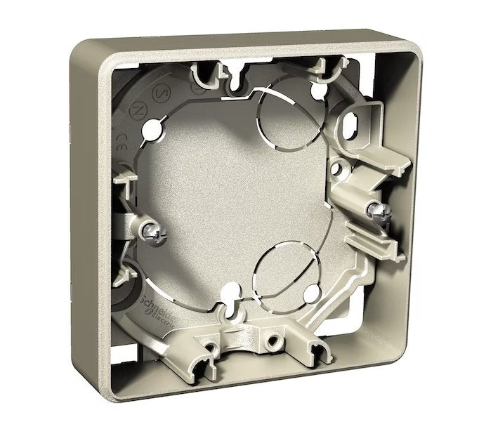 Pintakehys Schneider Electric Exxact 1-osainen Pintakojerasia 21mm Metalli - KarelianStore