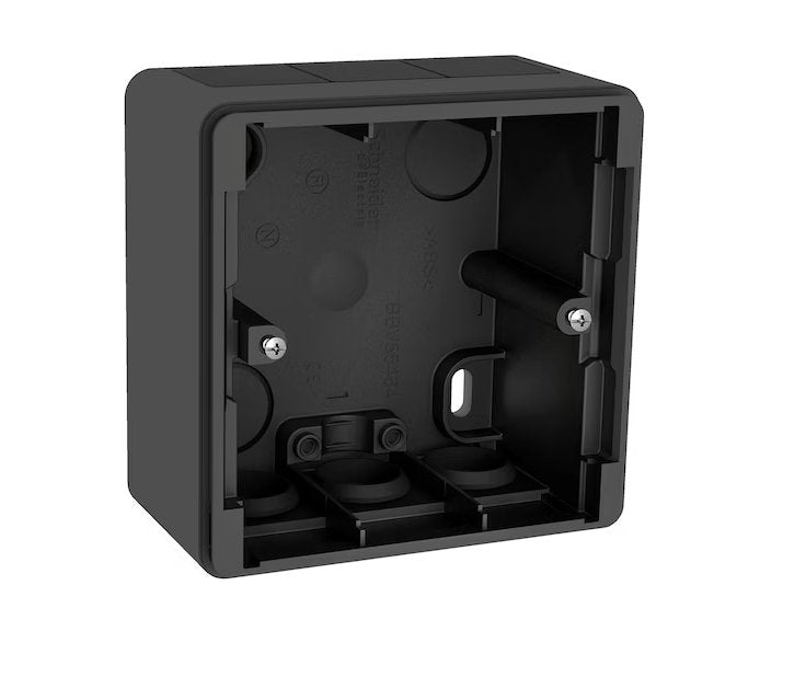Pintakehys Schneider Electric Exxact 1-osainen Pintakojerasia Korkea IP44 Antrasiitti - KarelianStore