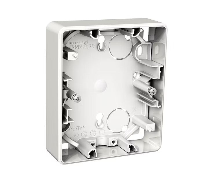 Pintakehys Schneider Electric Exxact 2-osainen IP20 Valkoinen 5 kpl - KarelianStore