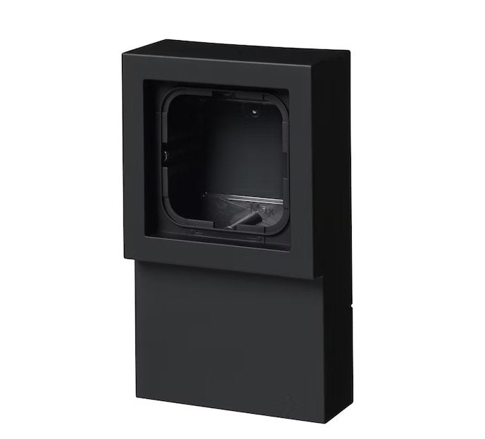 Pintakotelo ABB Impressivo 1-osainen IP20 Lista Musta - KarelianStore