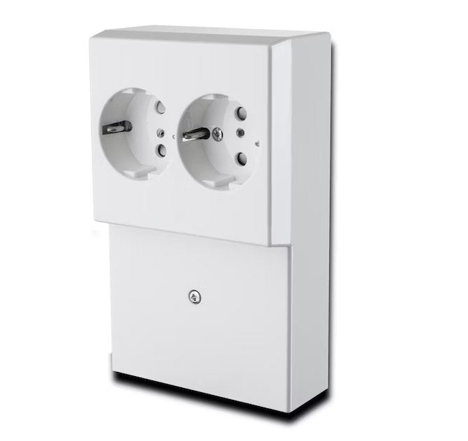 Pistorasia Ensto Intro 2-osainen 16A IP21 PPJ Lista Valkoinen - KarelianStore