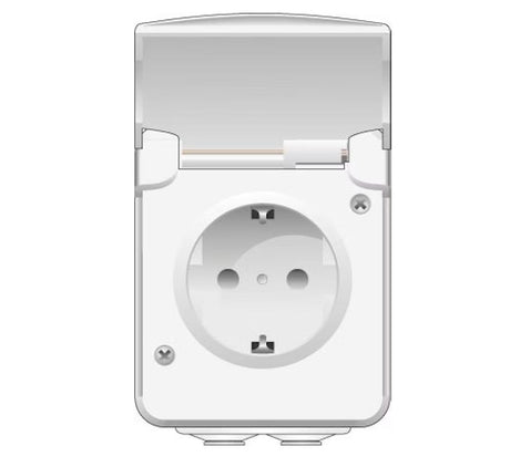 Pistorasia Norwesco Aquabest 1-osainen 16A 250V IP44 PPR 0x Valkoinen - KarelianStore