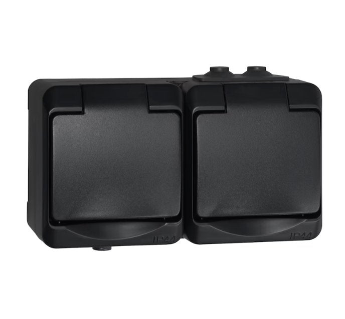 Pistorasia Opal Pinta 2-osainen IP44 PPR Musta - KarelianStore