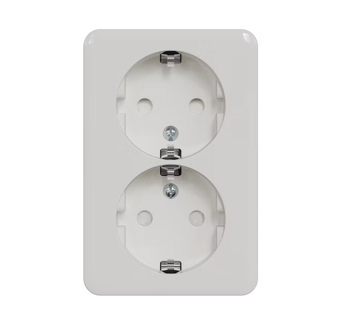 Pistorasia Schneider Electric Exxact 2-osainen 16A IP21 PPJ 2x Valkoinen - KarelianStore