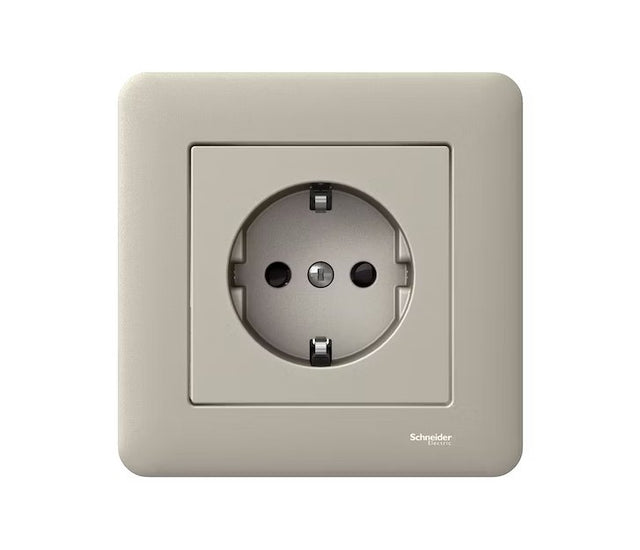 Pistorasia Schneider Electric Exxact Keskiölevyllä Maadoitetu 5 kpl - KarelianStore