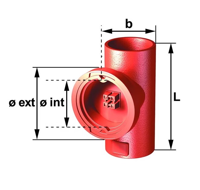 Puhdistusputki Saint-Gobain Valurauta SMU DN70 - KarelianStore
