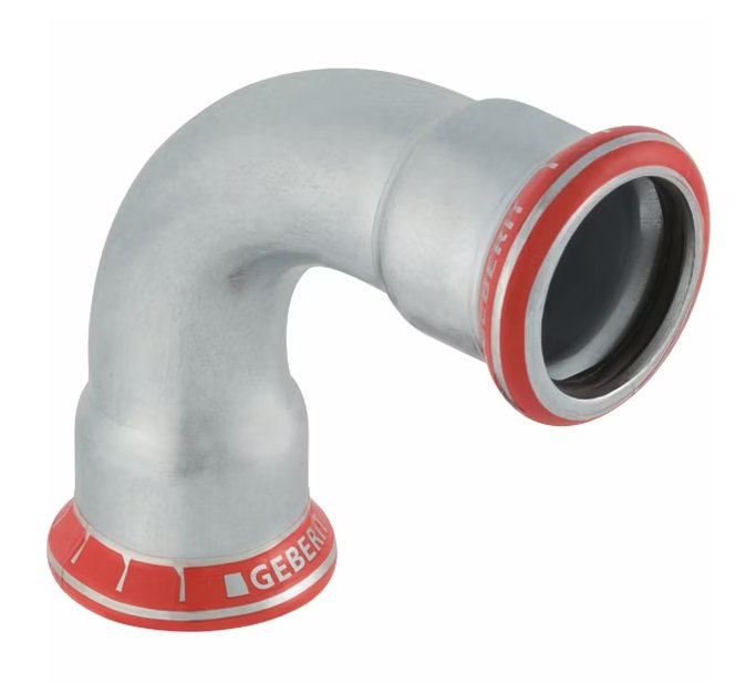 Puristuskäyrä Geberit Mapress 90 S/S Zn 15 - KarelianStore