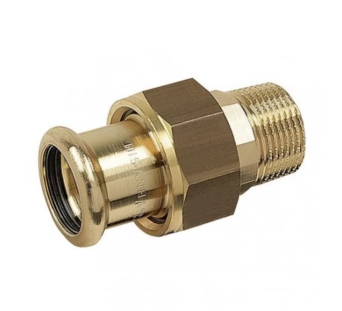 Puristusyhdistäjä Sanha UK Cu 35x1 1/4 - KarelianStore