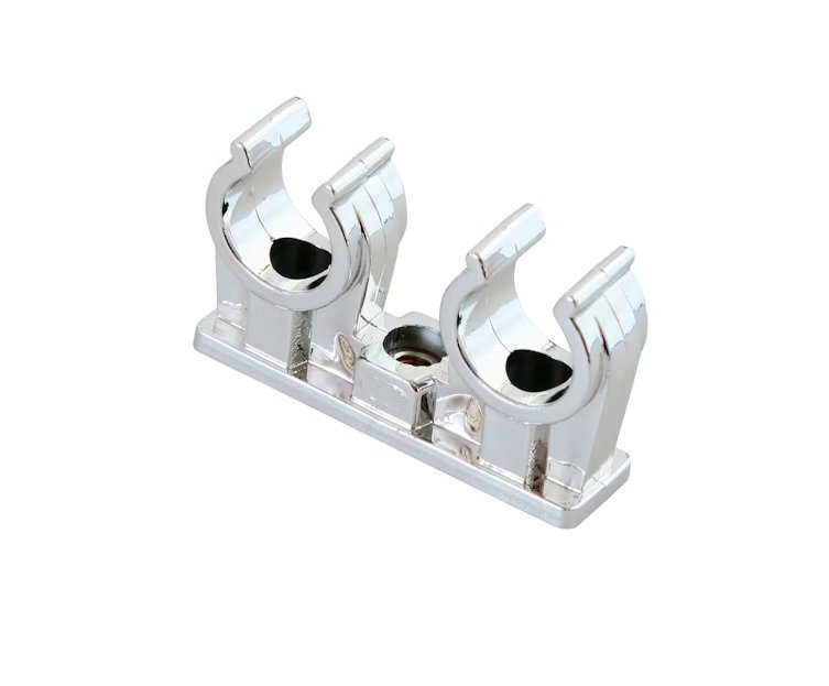 Putkenpidike Onnline 2-osainen Muovi Kromi 12mm 10kpl - KarelianStore