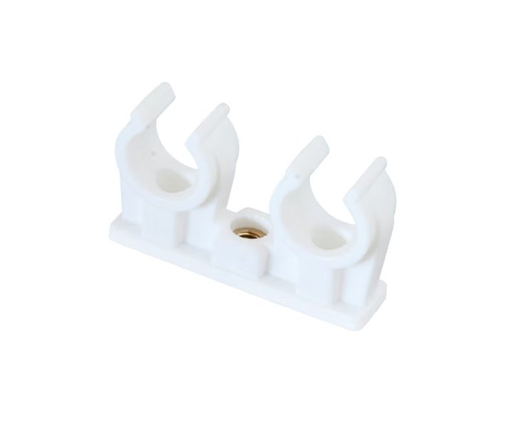 Putkenpidike Onnline 2-osainen Muovi Valkoinen 10mm 10kpl - KarelianStore