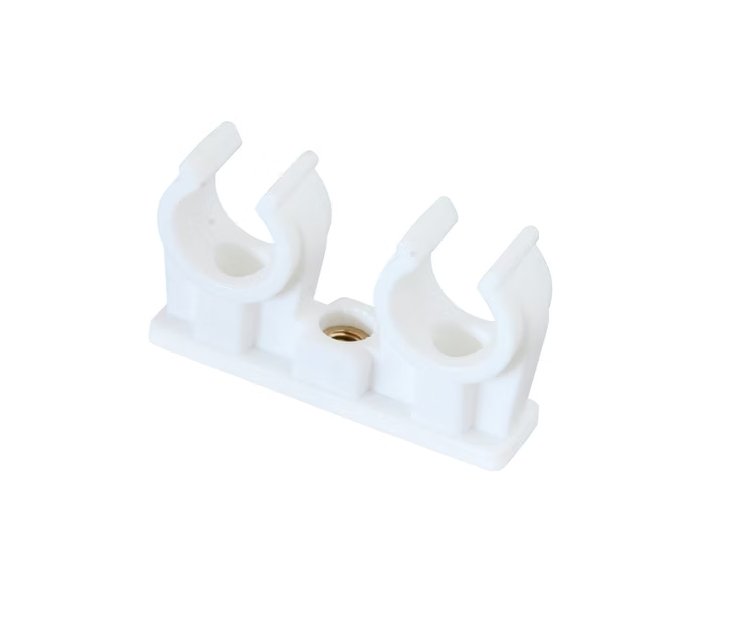 Putkenpidike Onnline 2-osainen Muovi Valkoinen 22mm 10kpl - KarelianStore