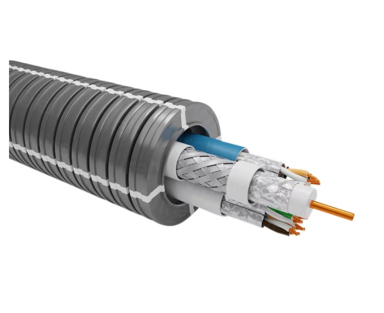 Putkijohto Wirell 20HF-A 2CAT6 U UTP Coax DCA R50 50m - KarelianStore