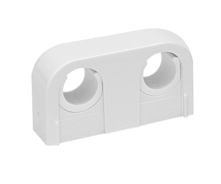 Putkipidike Faluplast 2-osainen 18/22mm Valkoinen 40C/C 14010 10 kpl - KarelianStore