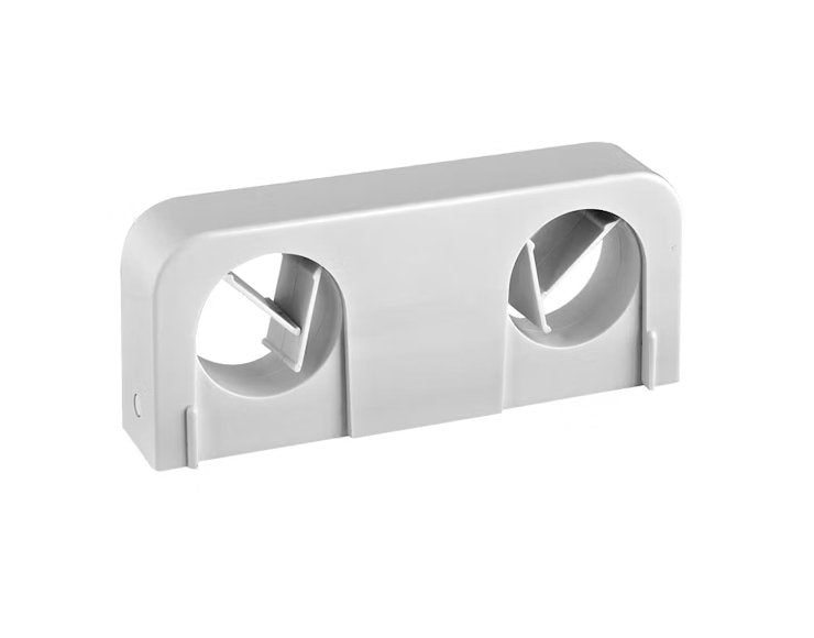 Putkipidike Faluplast 2-osainen 25/28mm Valkoinen 60C/C 10 kpl - KarelianStore