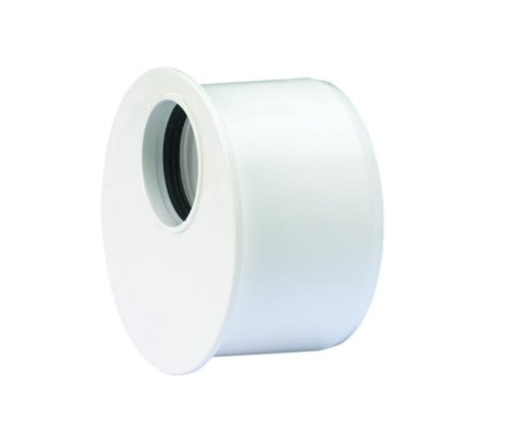 Pystyputken Supistus Wavin HT 50x32 Lyhyt Malli Valkoinen PP - KarelianStore