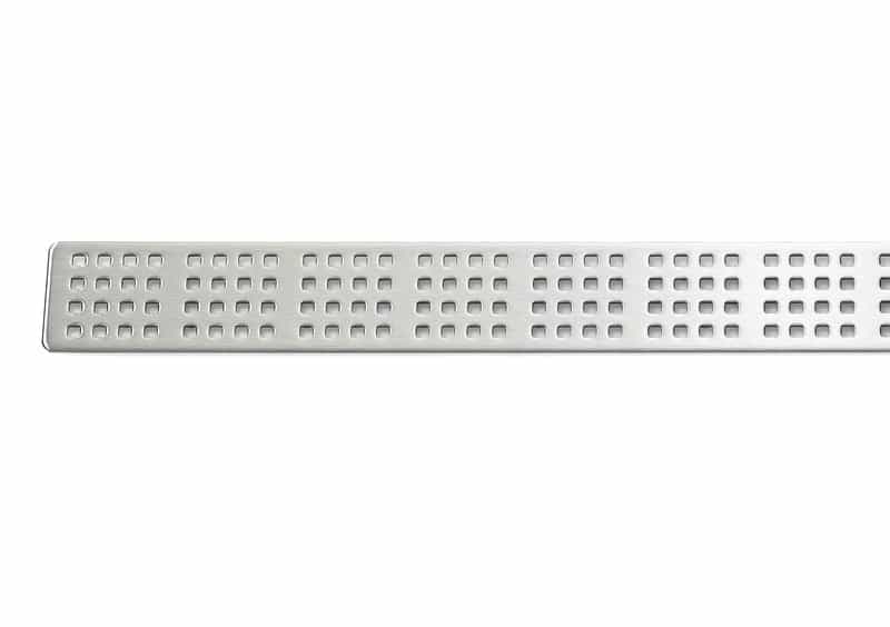 Ritilä Unidrain 1604 Square Harjattu 1200mm - KarelianStore