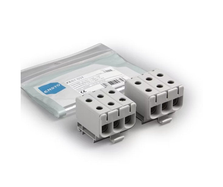 Riviliitin Ensto KE61.03T 3N 2.5-50mm2 Harmaa 2kpl - KarelianStore