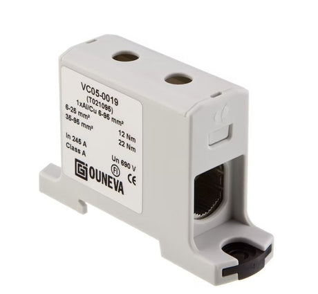 Riviliitin Ouneva OTL 1x AI Cu 6-95mm2 Harmaa - KarelianStore