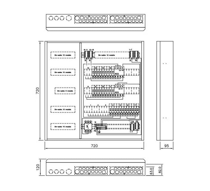 Ryhmäkeskus Ensto Waltteri FE 2xVVSK 18x10A 12x16A 35A - KarelianStore