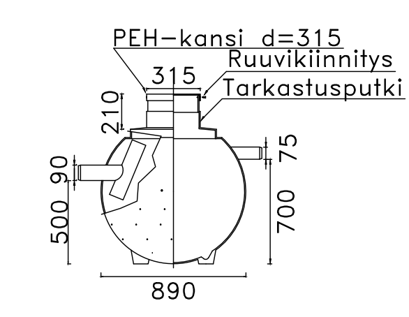 Saunakaivo PIPELIFE pesuvesille - KarelianStore