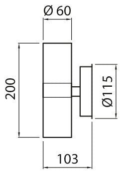 Seinävalaisin Airam Alppila Double GU10 35W Valkoinen - KarelianStore