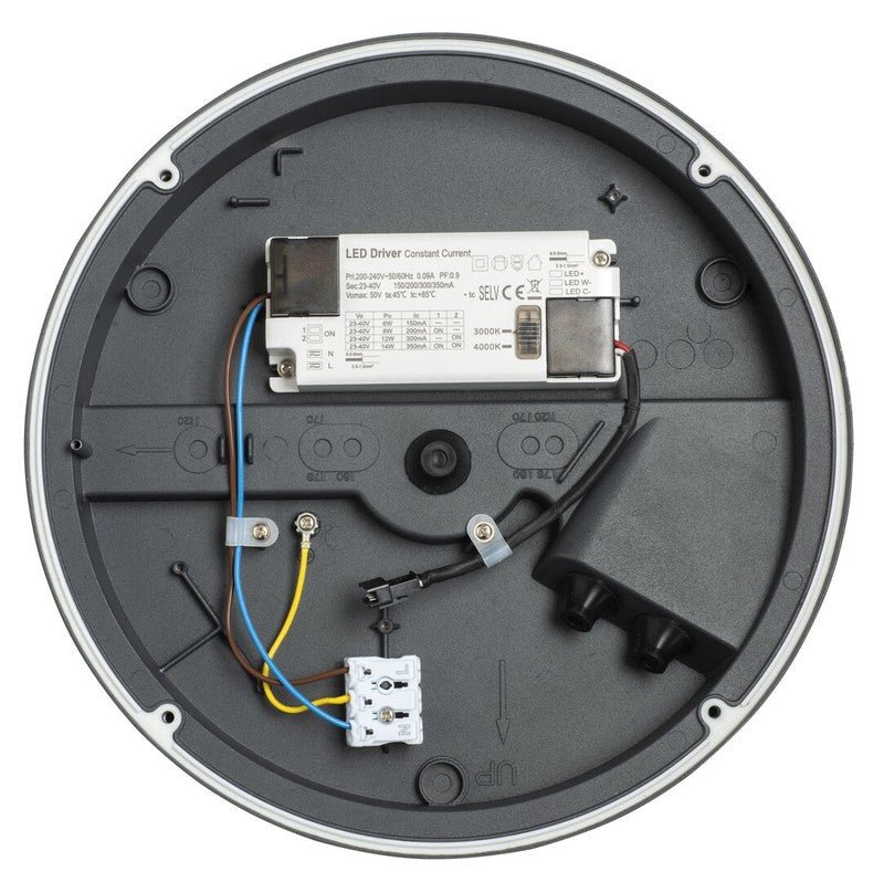 Seinävalaisin Airam Halo IP65 14W Antrasiitti - KarelianStore