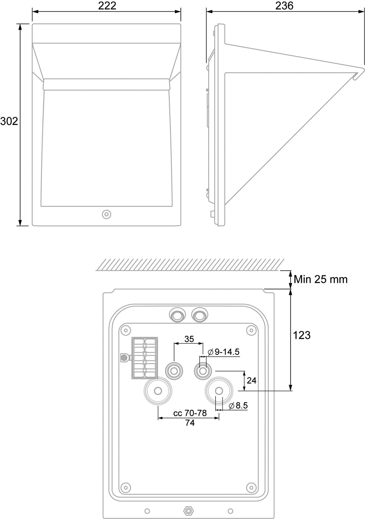 Seinävalaisin Ensto Ulko AVR8 IP44 4517004 - KarelianStore