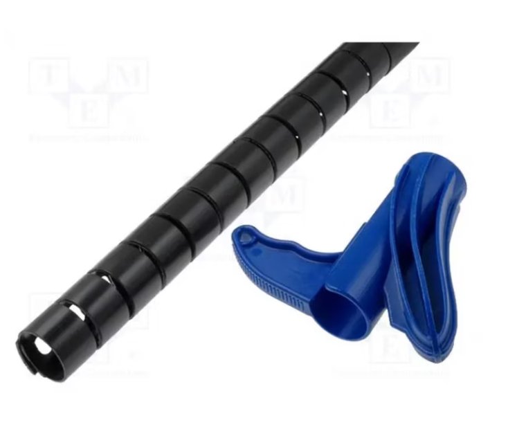 Sidontaspiraali Hellerman Tyton HWPP25 Musta 25m - KarelianStore