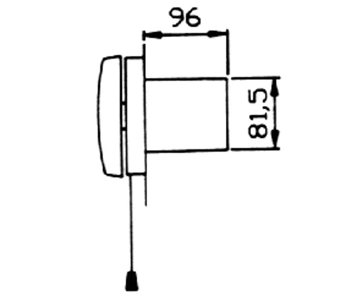 Sisäventtiili Fresh F80 sisäosa - KarelianStore