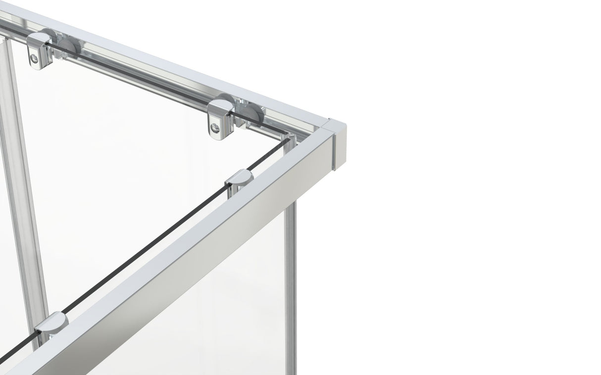 Suihkukaappi Opal 8080 S Kirkas lasi Checker - KarelianStore