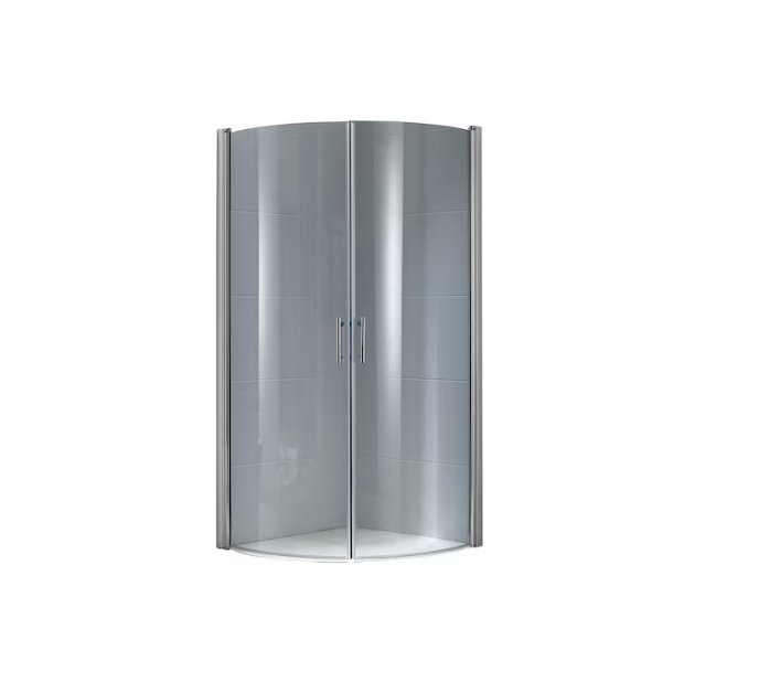 Suihkunurkka Opal 90x90x195 5mm Savulasi - KarelianStore