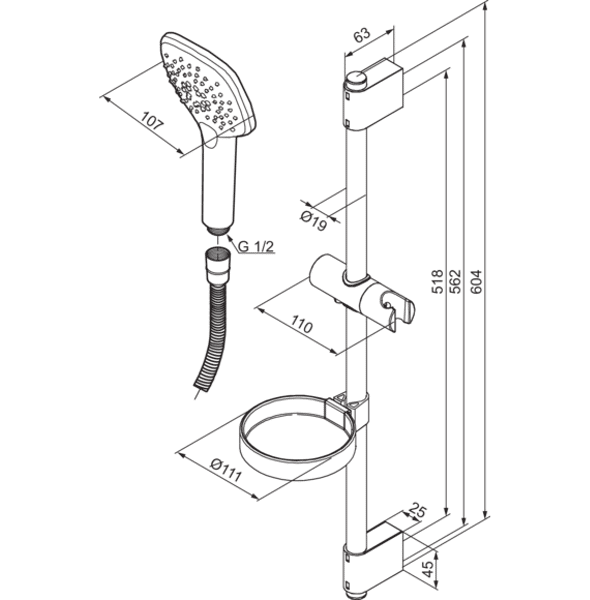 Suihkusetti Mora LionX 130390 - KarelianStore