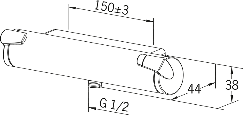 Suihkutermostaatti Oras 7160 Optima 1/2 - KarelianStore